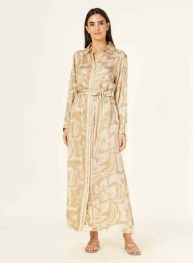 NEW OMIKA emma shirt dress in cierra dune